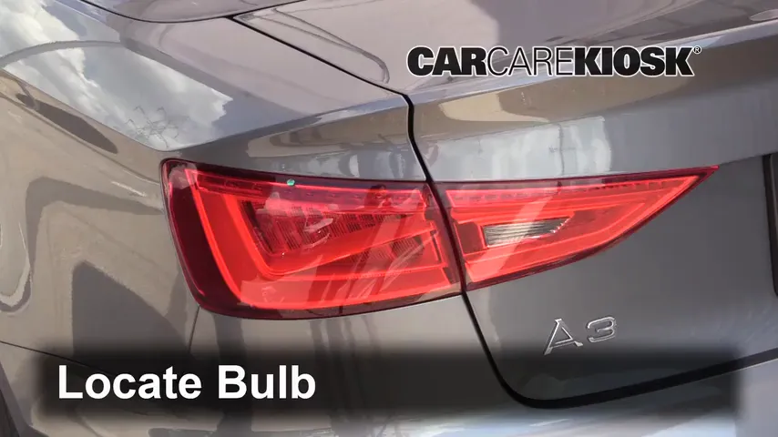 2015 Audi A3 Quattro Premium 2.0L 4 Cyl. Turbo Convertible Lights Tail Light (replace bulb)